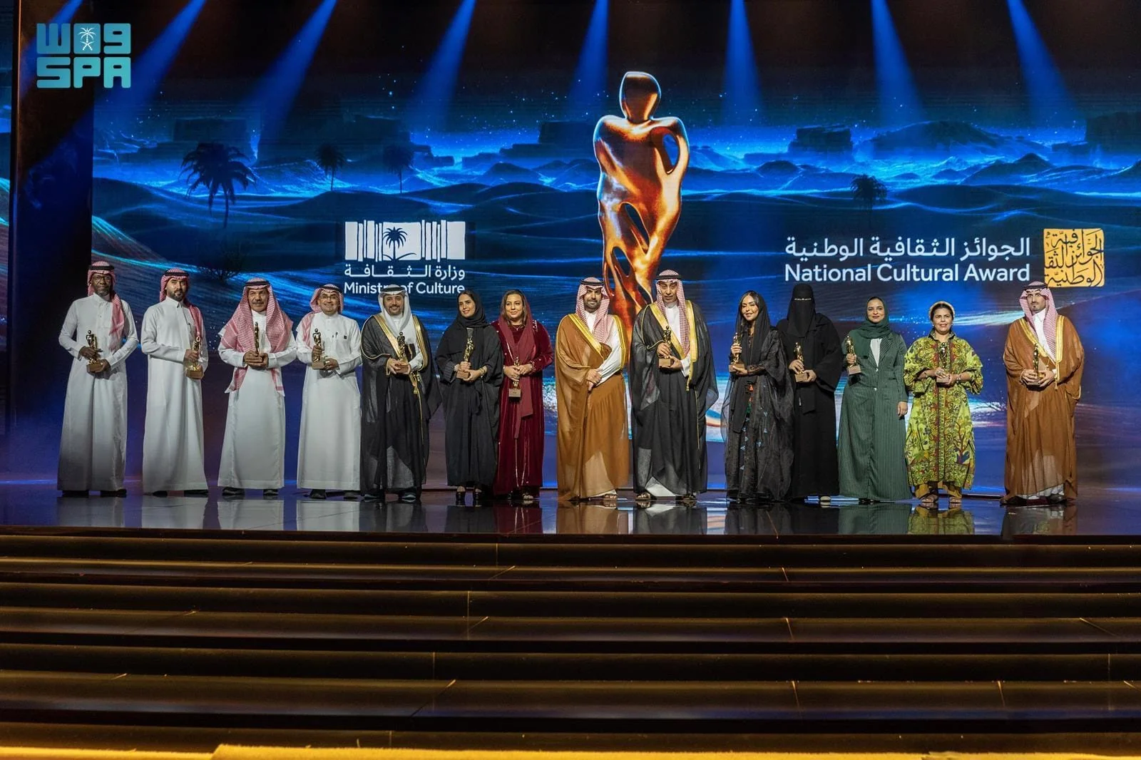 Under the patronage of the Crown Prince.. the Minister of Culture honors the winners of the "National Cultural Awards" in its third session