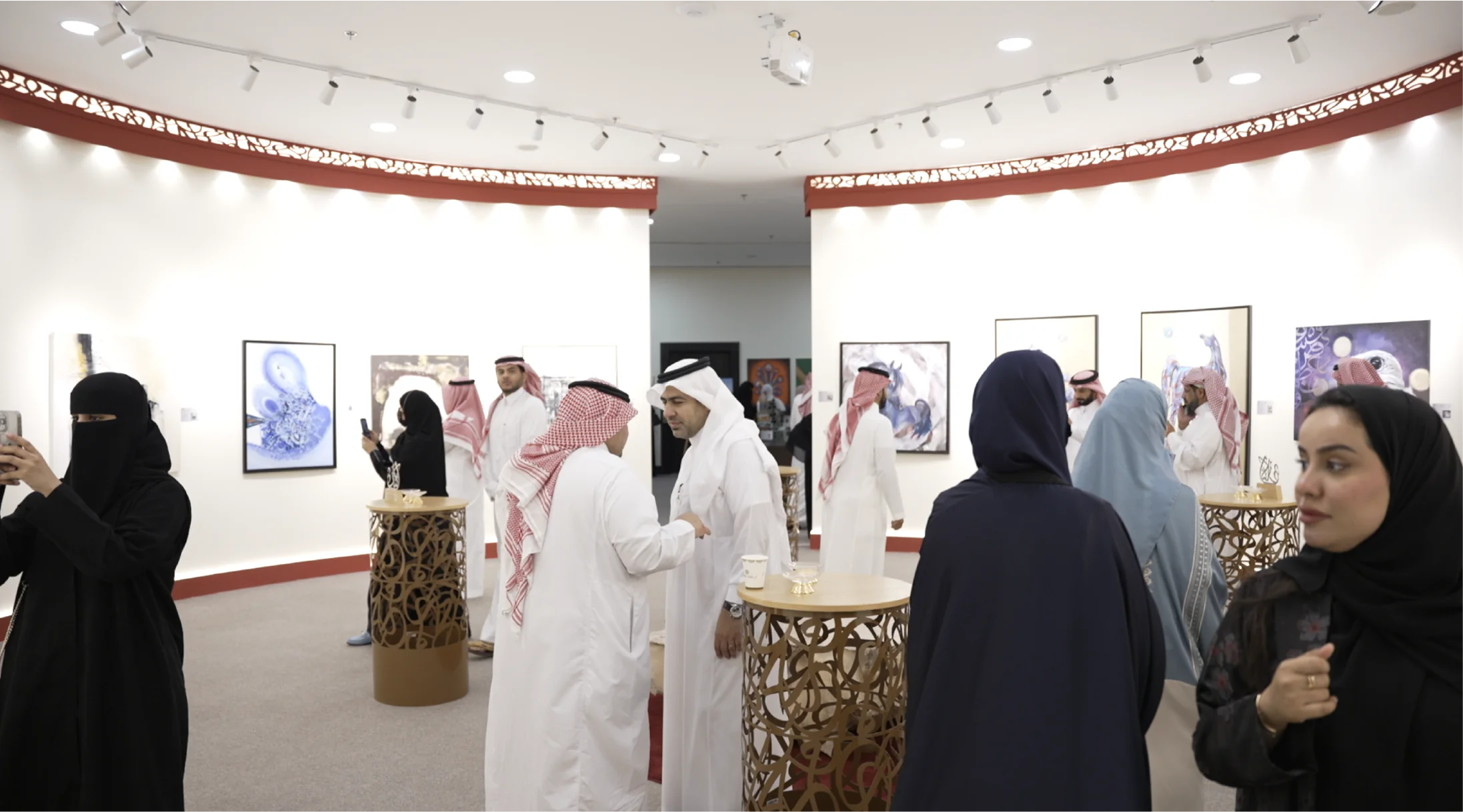 Conclusion of the "Aknan 3" Fine Art Exhibition at the King Abdulaziz Public Library