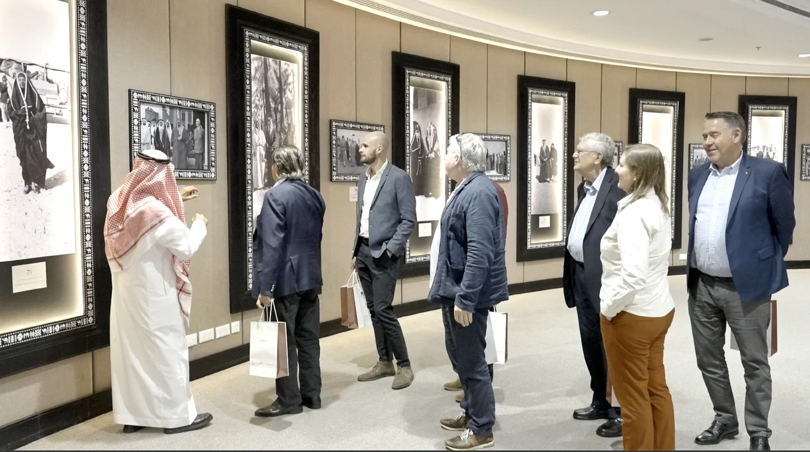 Messengers of Peace delegation briefed on projects at the library